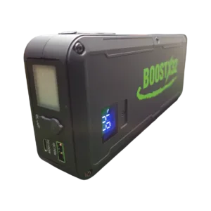 BoostX32 Jumpbooter showing digital percentage screen
