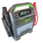 Boostx100 heavy duty truck jumpstarter facing left