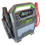 Boostx100 heavy duty truck jumpstarter facing left