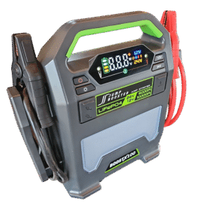 Boostx100 heavy duty truck jumpstarter facing left