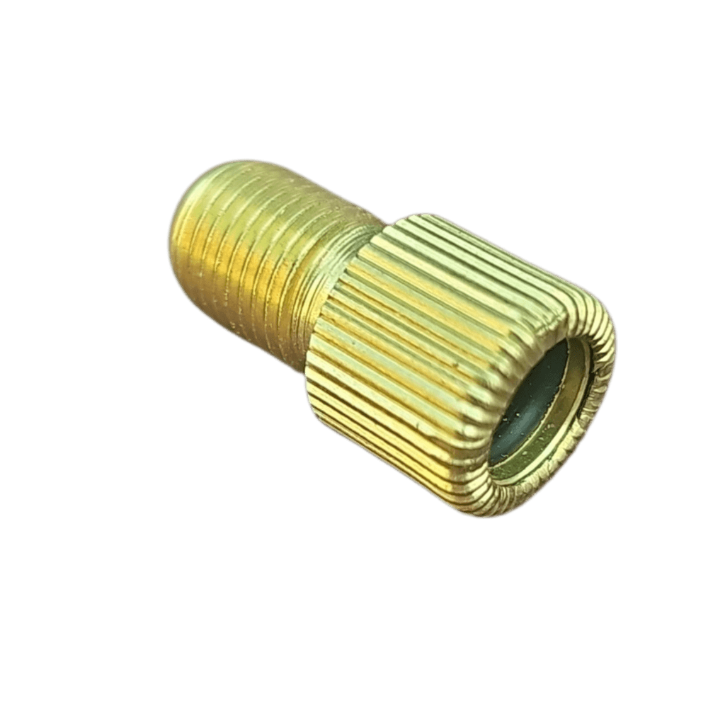 Connector for tyre valve screw on